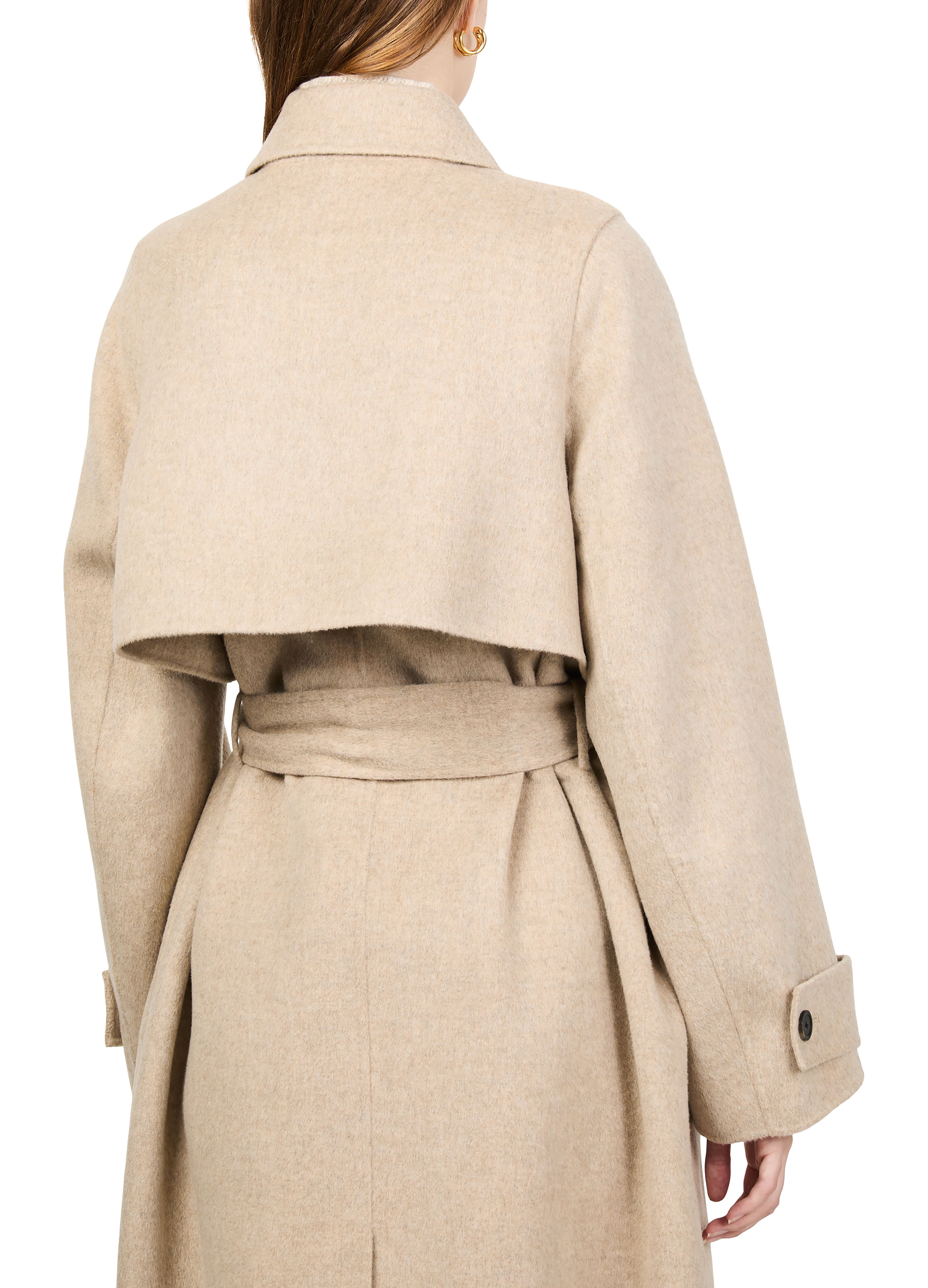 Oversized belted coat thumbnail 4