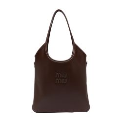 Women's Ivy leather bag | MIU MIU | 24S