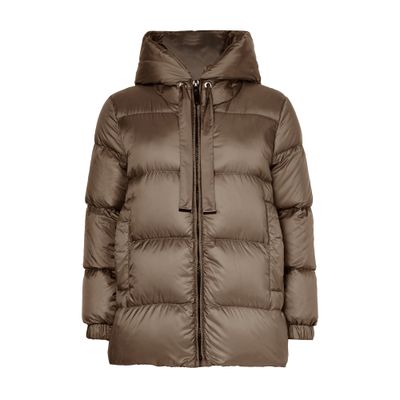 Max Mara Seia Puffer Jacket - The Cube In Brown