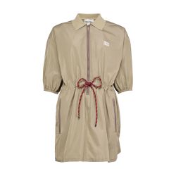 MIU】テクニカルシルクミニドレス 【MIU