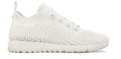 JIMMY CHOO Veles crochet sneakers