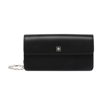 Max Mara Clutchy Bag With Chain In Black