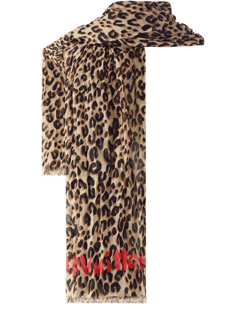LOUIS VUITTON Leopard Stole