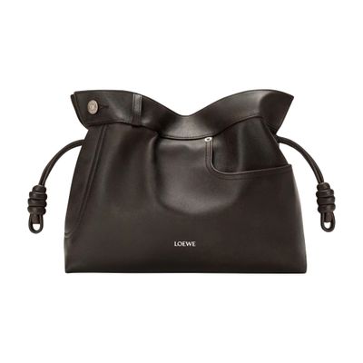 Loewe Panta Medium Flamenco Clutch In Brown