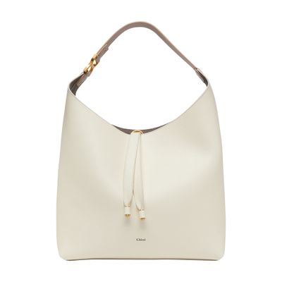 Chloé Sac Hobo Marcie Femme Blanc Taille Onesize 100% Cuir De Veau In White