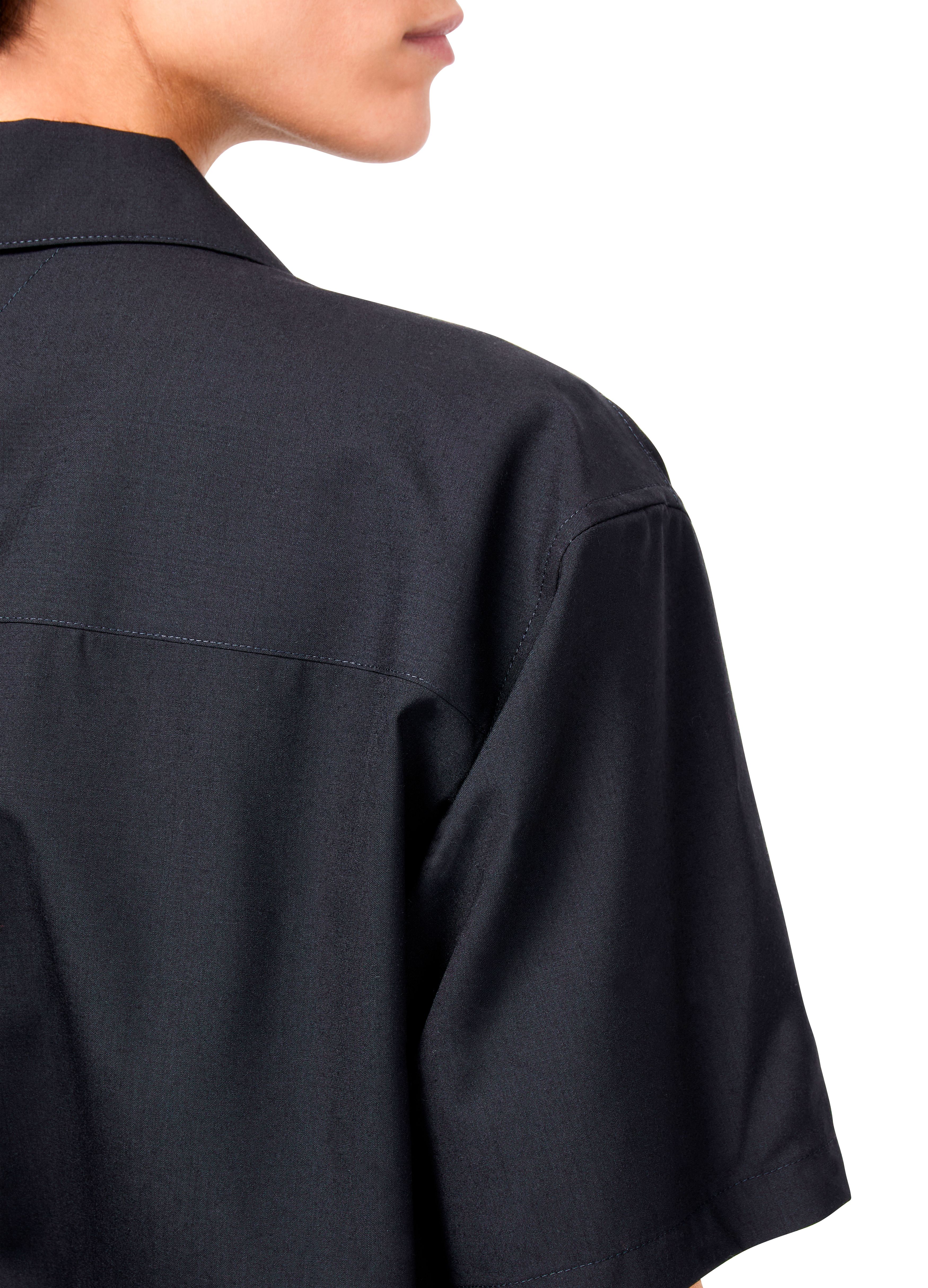 Wool broadcloth shirt thumbnail 5