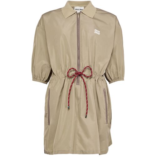 MIU MIU Short technical silk dress