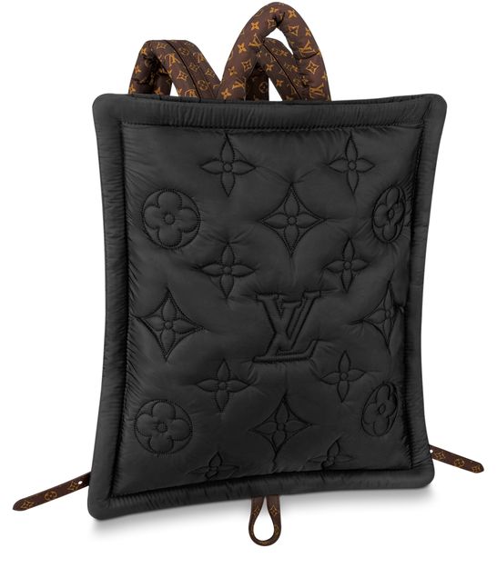 louis vuitton black backpack women's