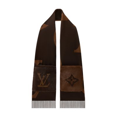 Louis Vuitton The Ultimate Fur Scarf In Brown