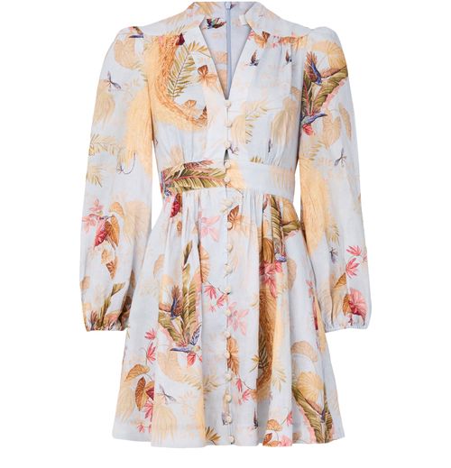 ZIMMERMANN Ascension plunge mini dress