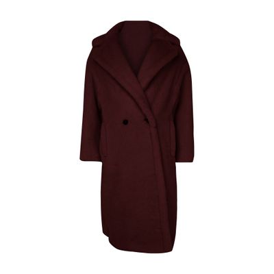 Max Mara Teddy Tedgirl Coat In Red
