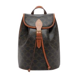 25新作 CELINE ミディアム バックパック トリオンフキャンバス ミディアム フォルコバックパック / トリオンフキャンバス