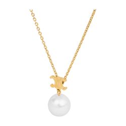 関税込み【CELINE】Les Perles Celine ring in strassリング Les Perles Celine Ring in Strass, Resin Pearls and Brass