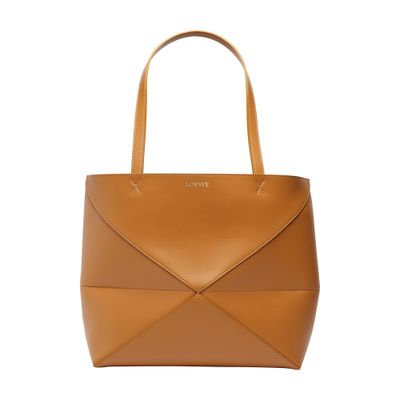 Loewe Puzzle Tote Bag In Warm_desert