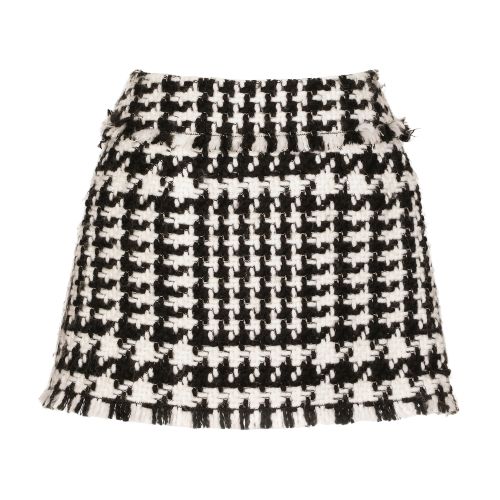 Houndstooth miniskirt