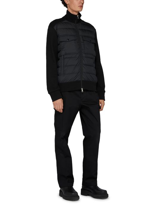 MONCLER Bi-material jacket
