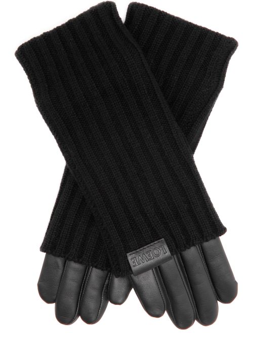 LOEWE Gloves in cashmere and nappa lambskin