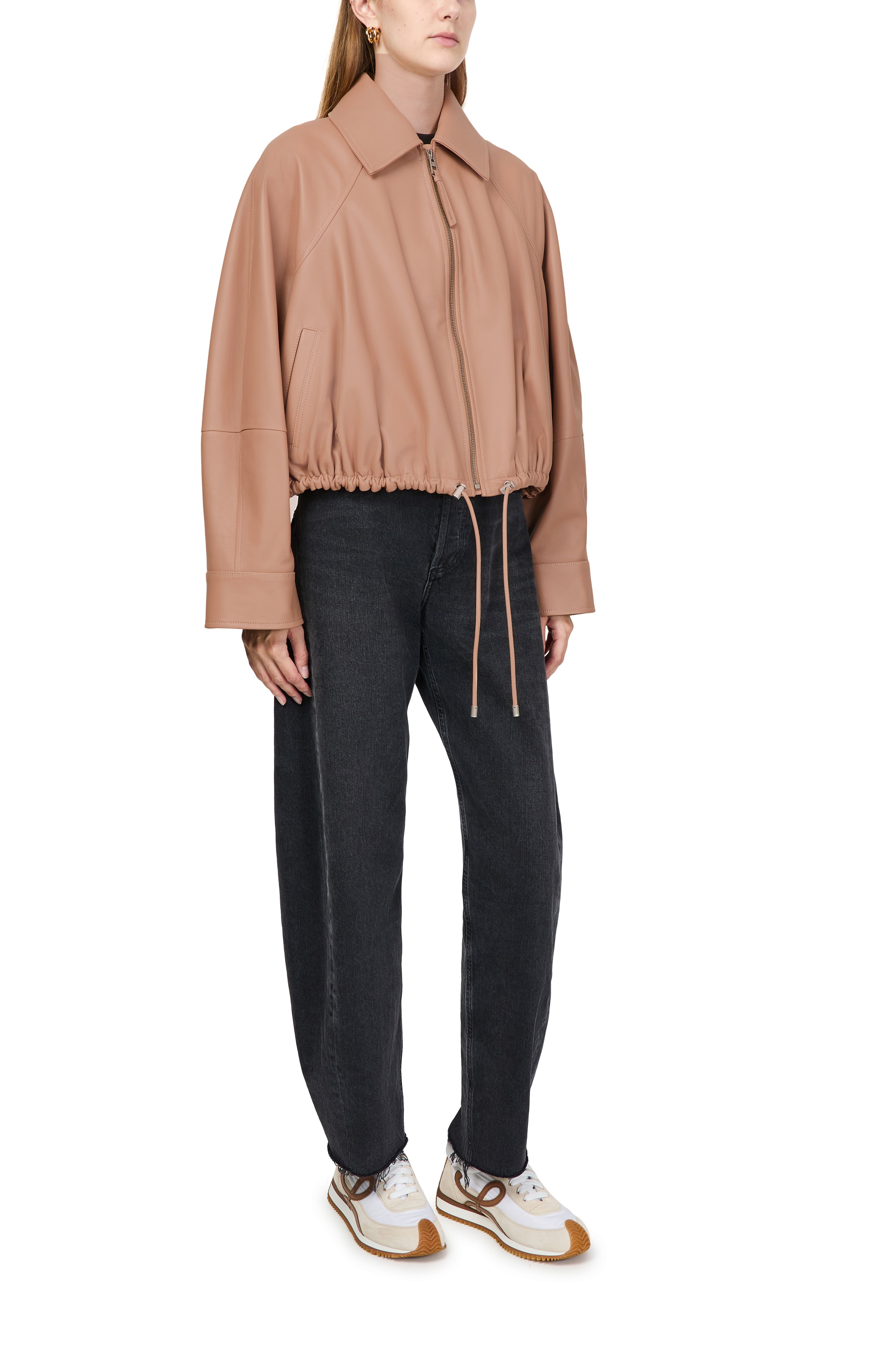 Balloon jacket in nappa leather thumbnail 6