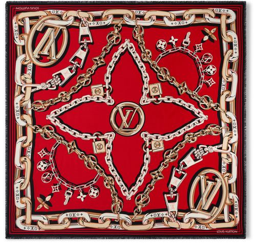 LOUIS VUITTON Bejewelled Shawl