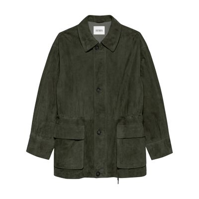 Arma Maeve Suede Jacket In Black