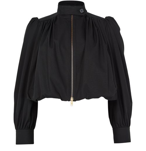 CHLOE Cropped ruffled jacket