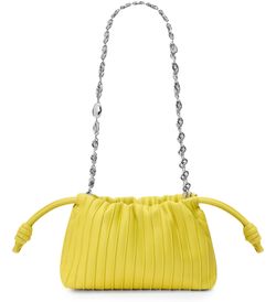 Mini Flamenco Purse in pleated nappa leather
