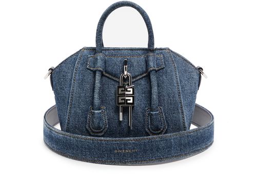 GIVENCHY Antigona Toy Lock bag in washed denim