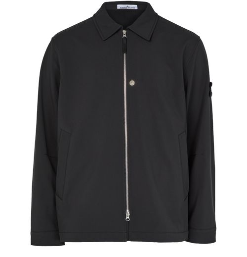 STONE ISLAND Logo patch jacket