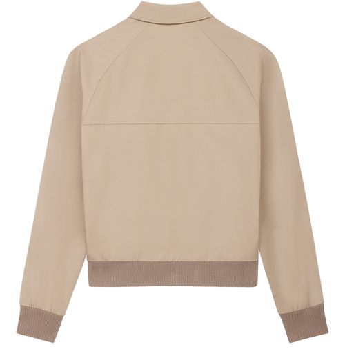 CELINE Triomphe blouson jacket in cotton gabardine