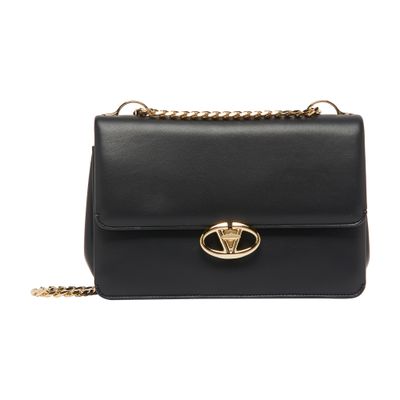 Valentino Garavani Vlogo Locker Shoulder Bag Women In Black