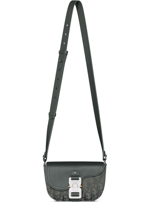 DIOR Mini Saddle Messenger Bag with Flap
