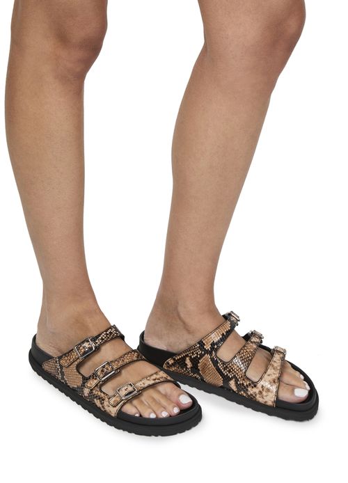 BIRKENSTOCK 1774 Florida snake leather sandals