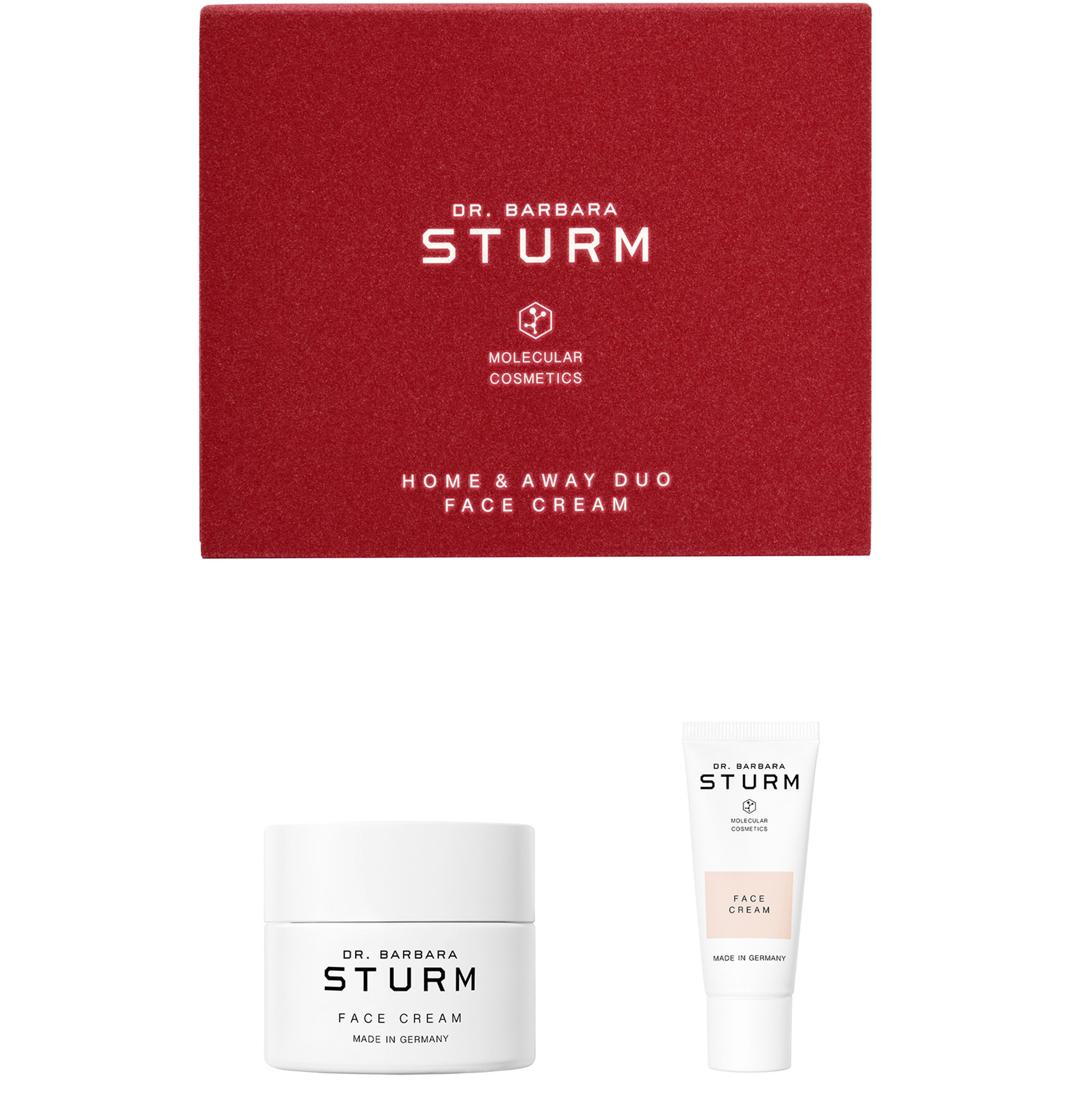 Face cream home & away set