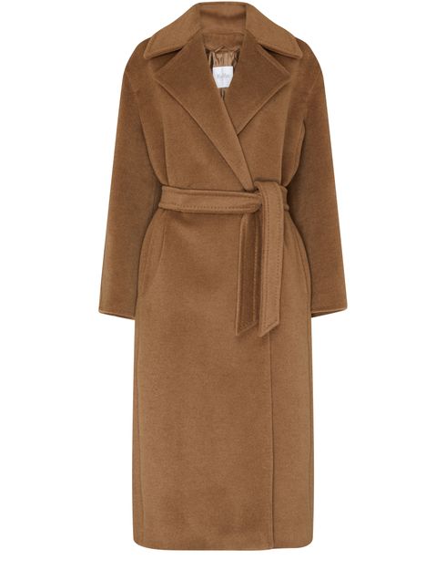 MaxMara♡ベルト付きポンチョコート♡カラーMIELE♡M/L Fragore ベルト