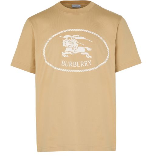 BURBERRY Cotton t-shirt with EKD badge