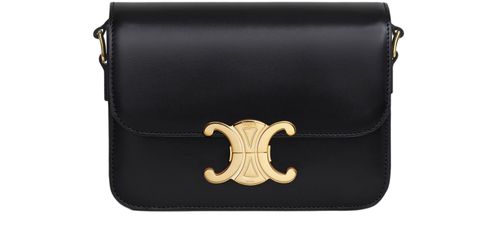 CELINE Teen Triomphe bag in shiny calfskin