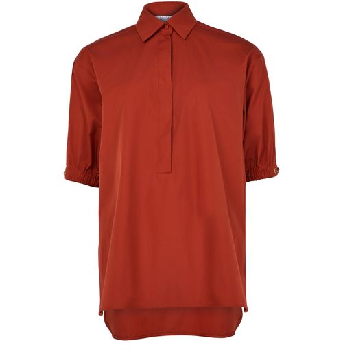 MAX MARA Teano cotton poplin blouse