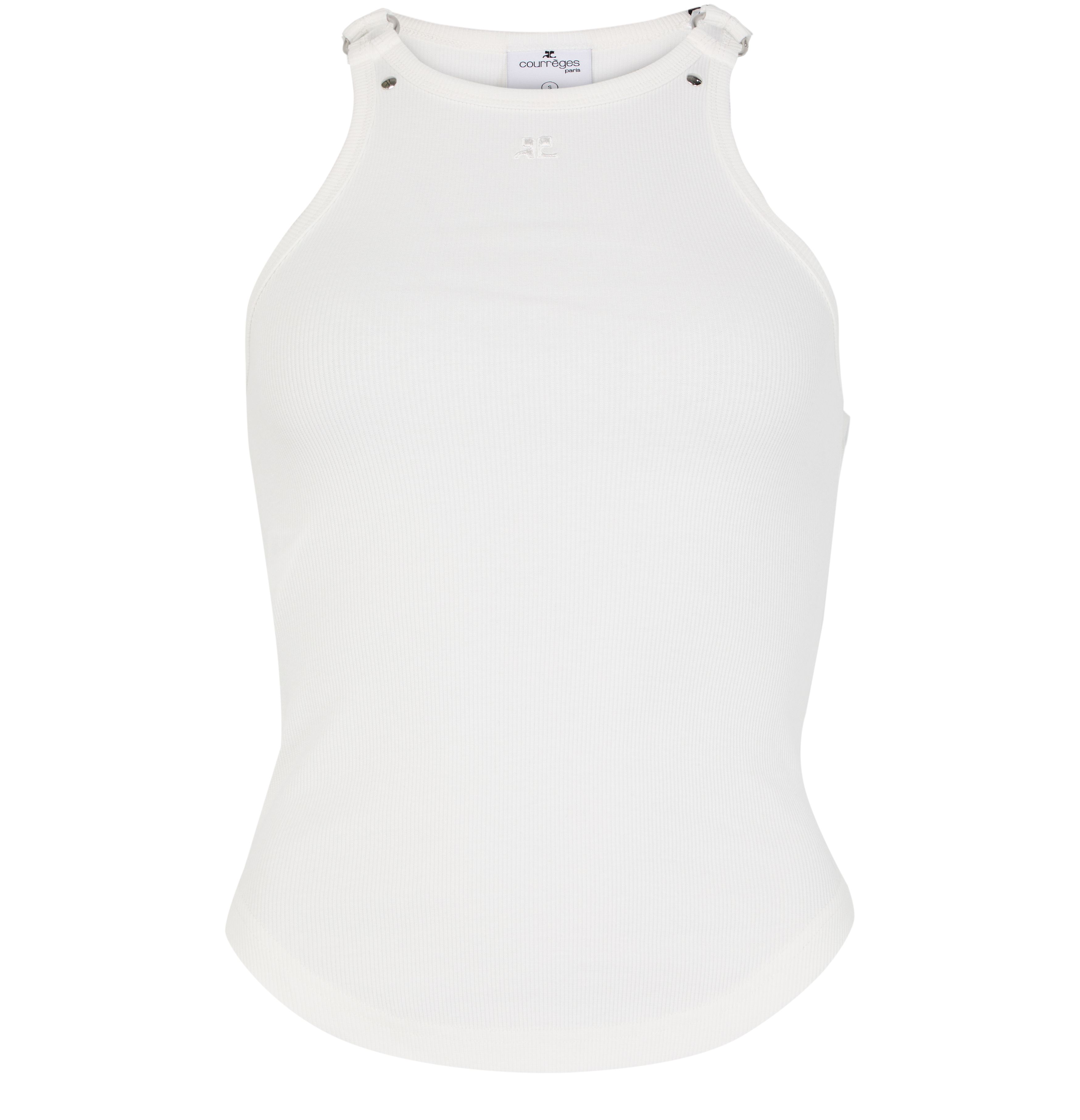 Buckle 90'S rib tank top