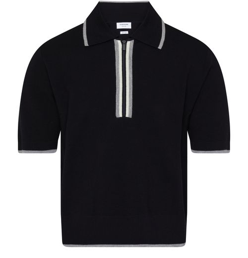 THOM BROWNE Merino wool polo