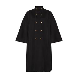 コート CELINE | OFFICER CAPE IN WOOL AND CASHMERE CLOTH CELINE black wool and cashmere 2023 OFFICE CAPE Jacket L For