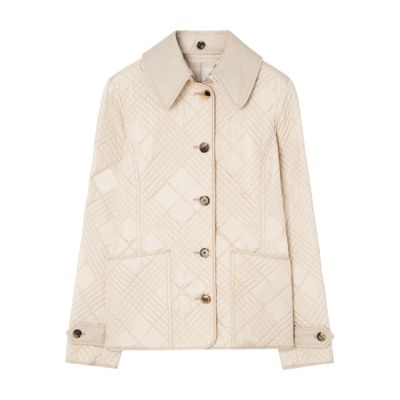 Women's Check short jacket | BURBERRY | 24S