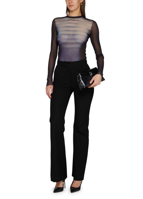 JEAN PAUL GAULTIER The Mâle long sleeves mesh top