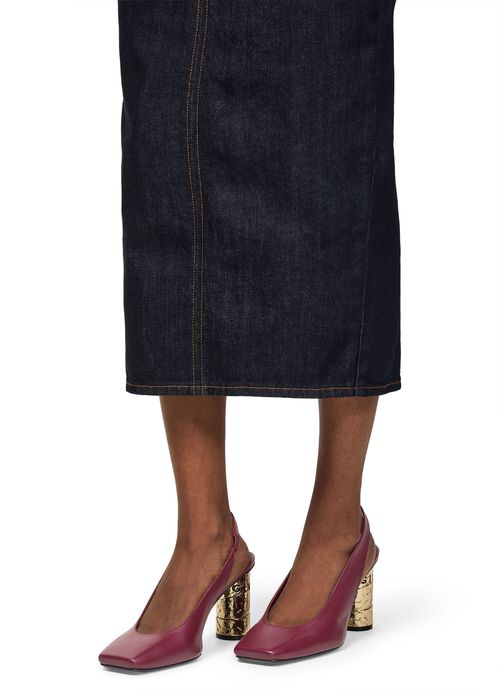 GIVENCHY Tape leather pumps