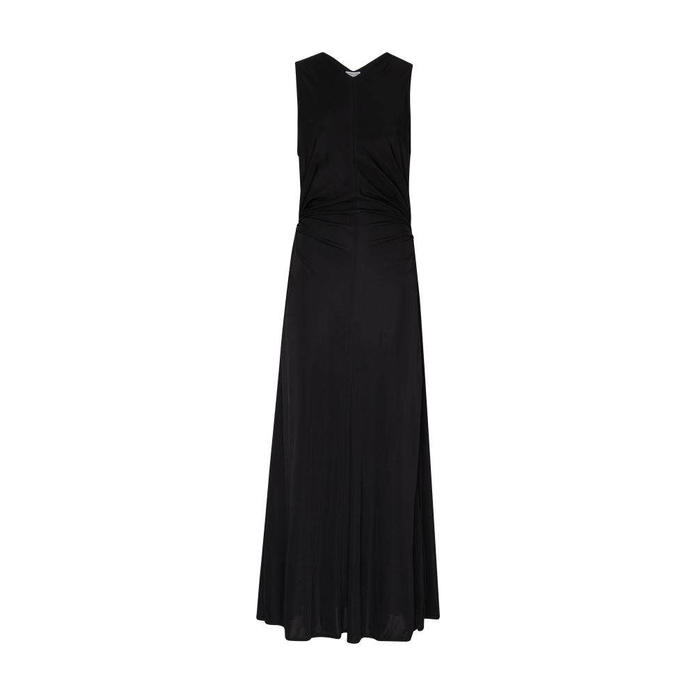 Maxi dress with gathered waist thumbnail 6
