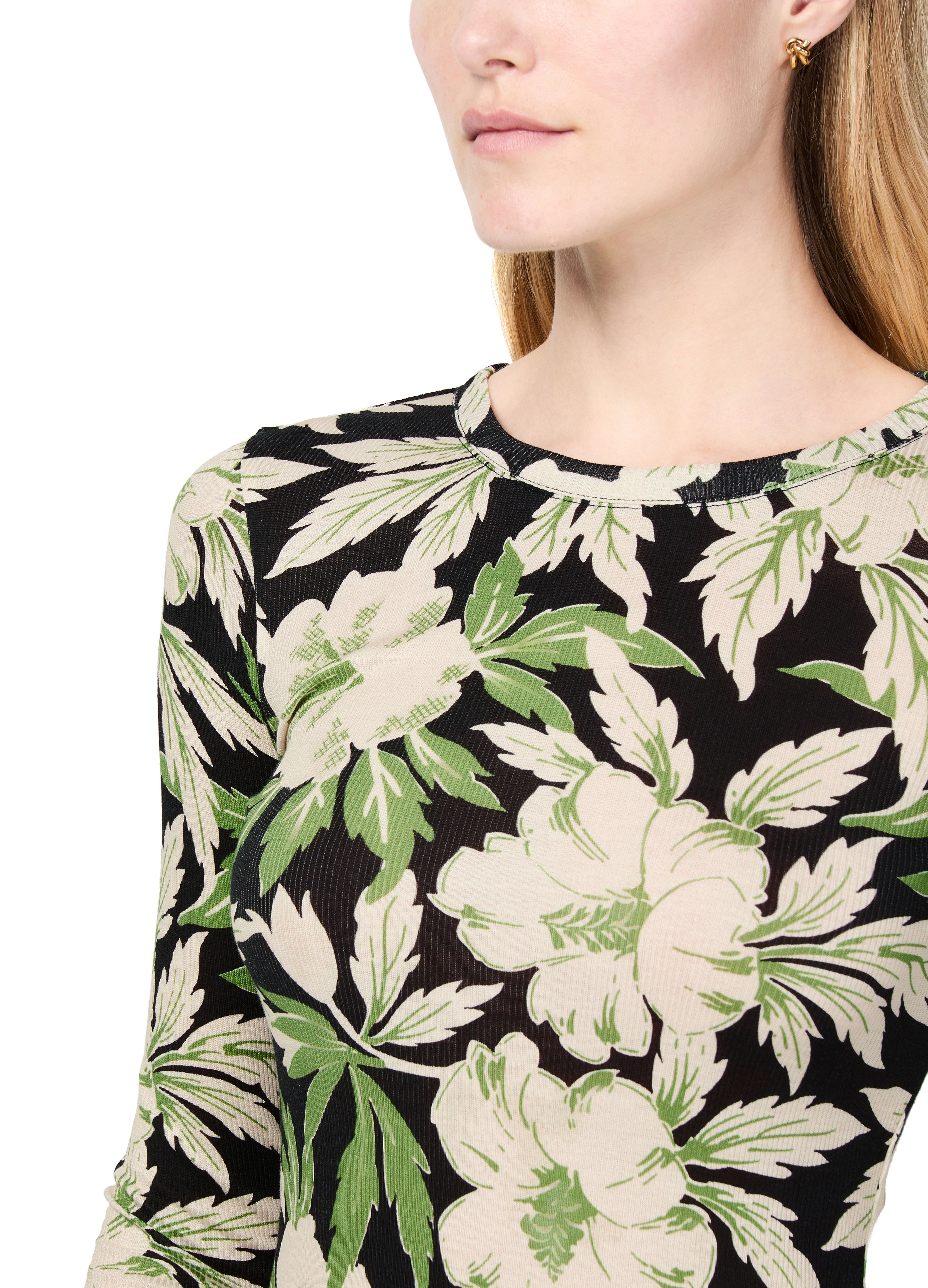 Floral print tube dress thumbnail 4