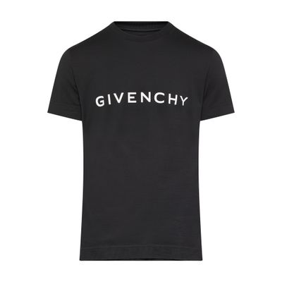 Shop Givenchy Archetype Slim Fit T-shirt In Noir