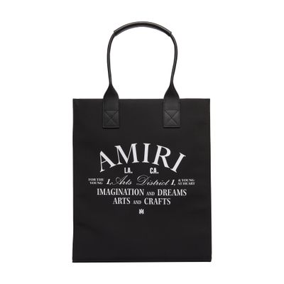 Amiri Black 'arts District' Tote In Black