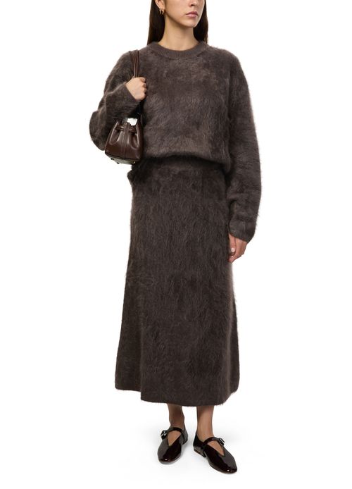 LISA YANG Jupe mi-longue en cachemire Asta