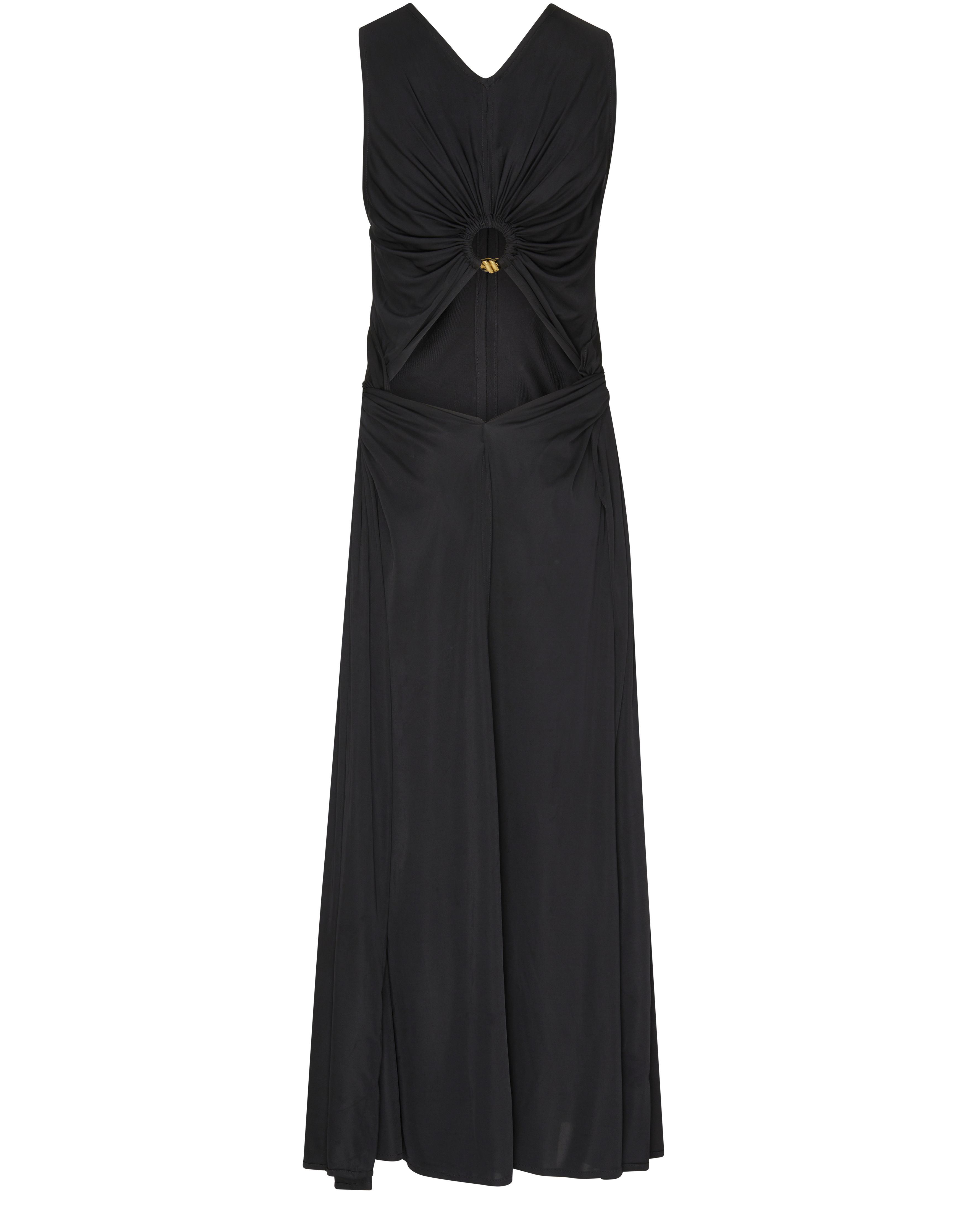 Maxi dress with gathered waist thumbnail 3