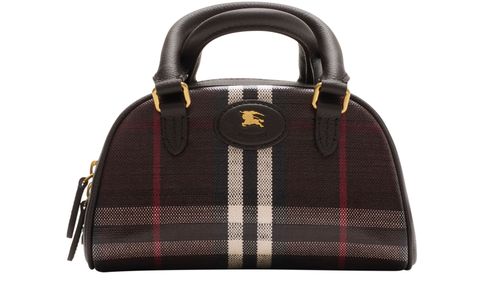 BURBERRY Mini Highlands Bowling Bag